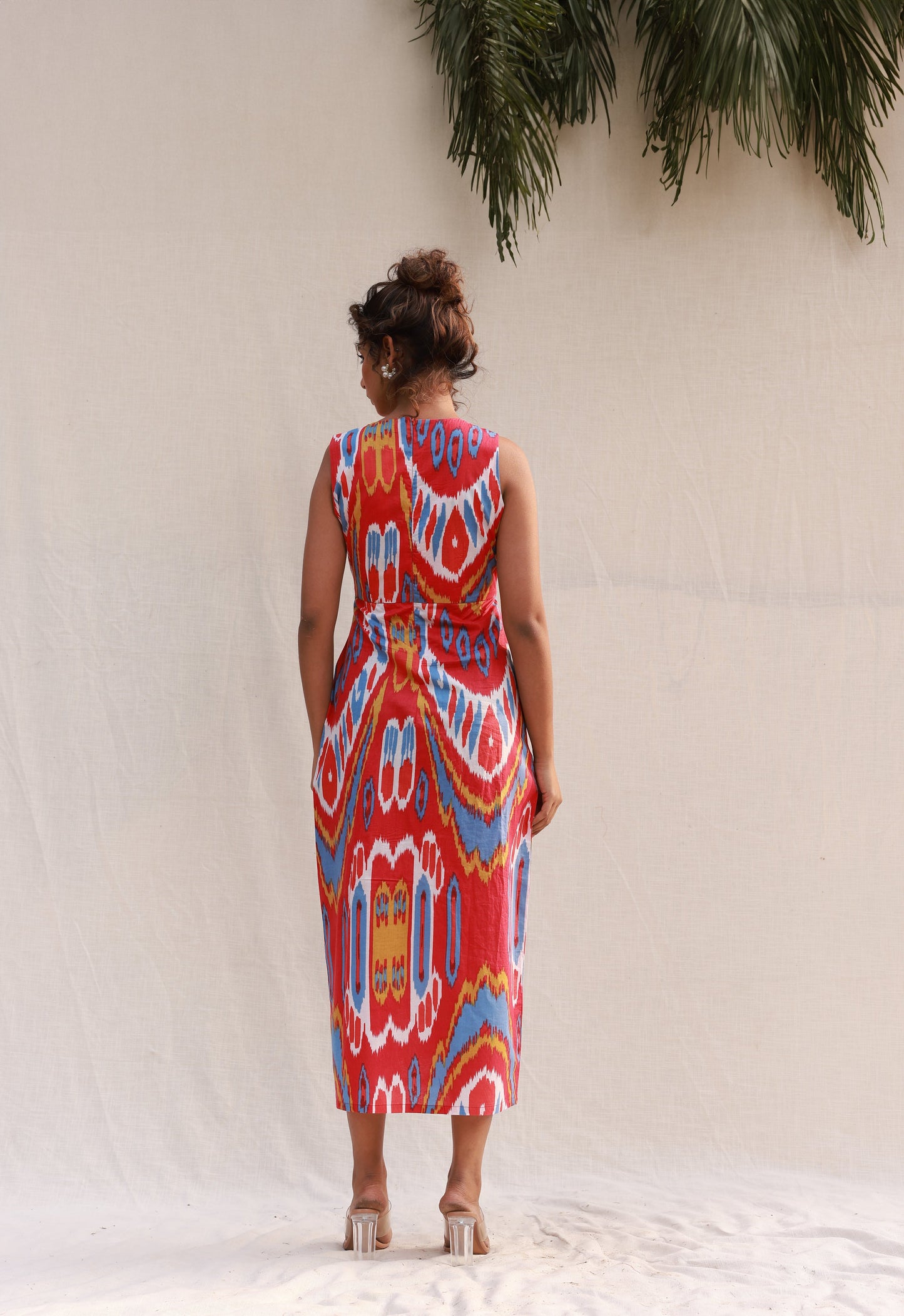 Sleeveless Straight Body Fit Mid Waist Cut-out Dress MoonStruck