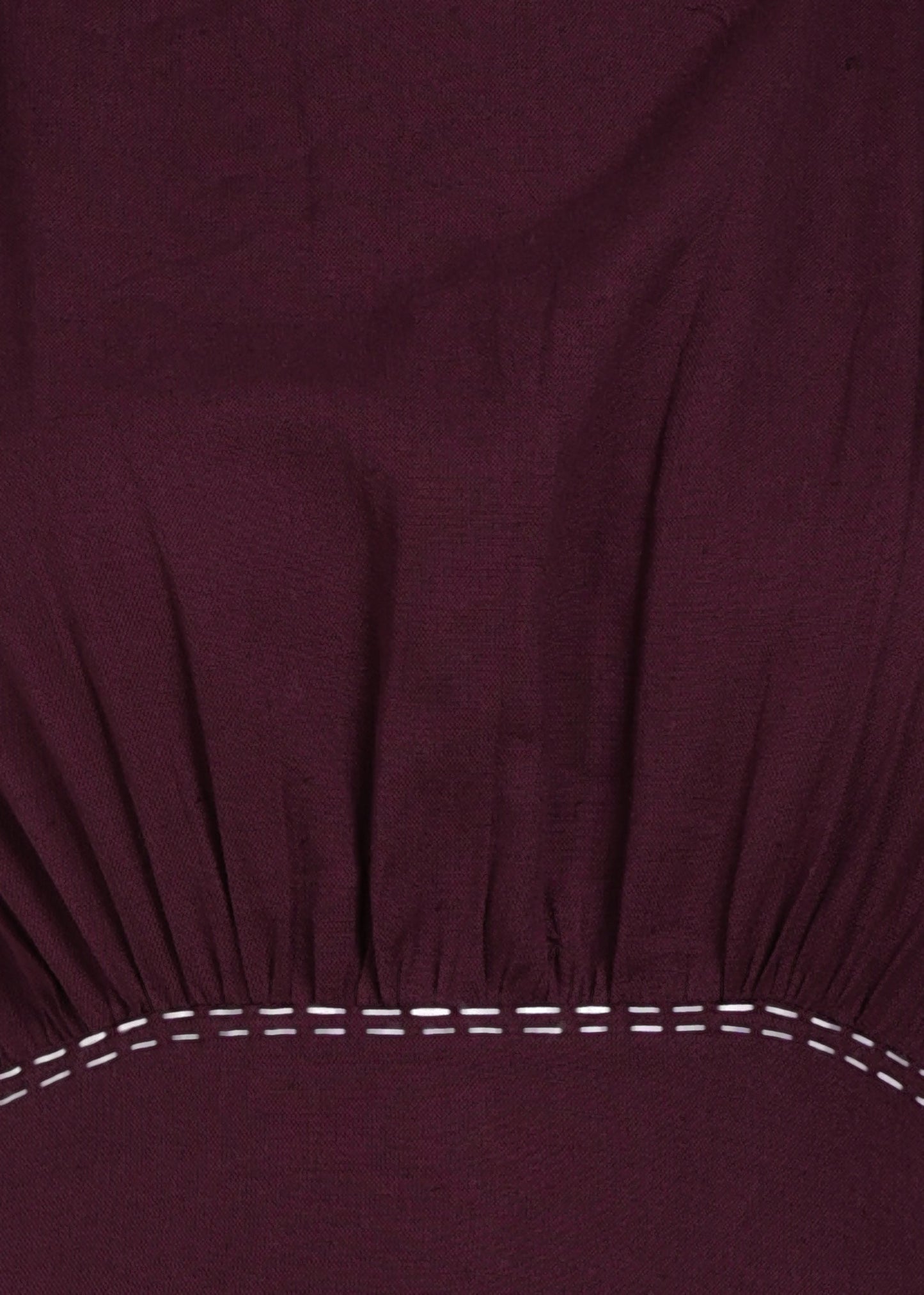 Plum Grace Hand-Stitched Flared Midi Dress Moonstruck