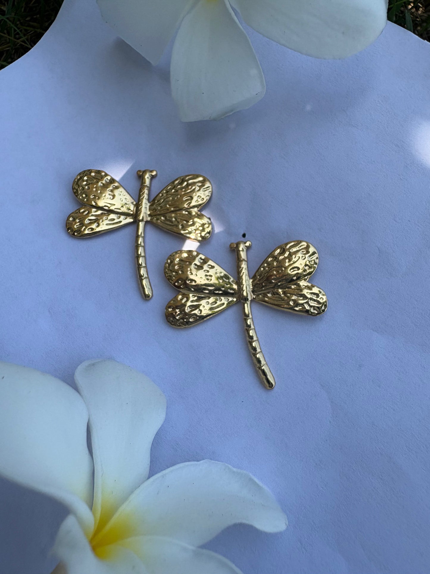 Golden Wings Earrings Moonstruck