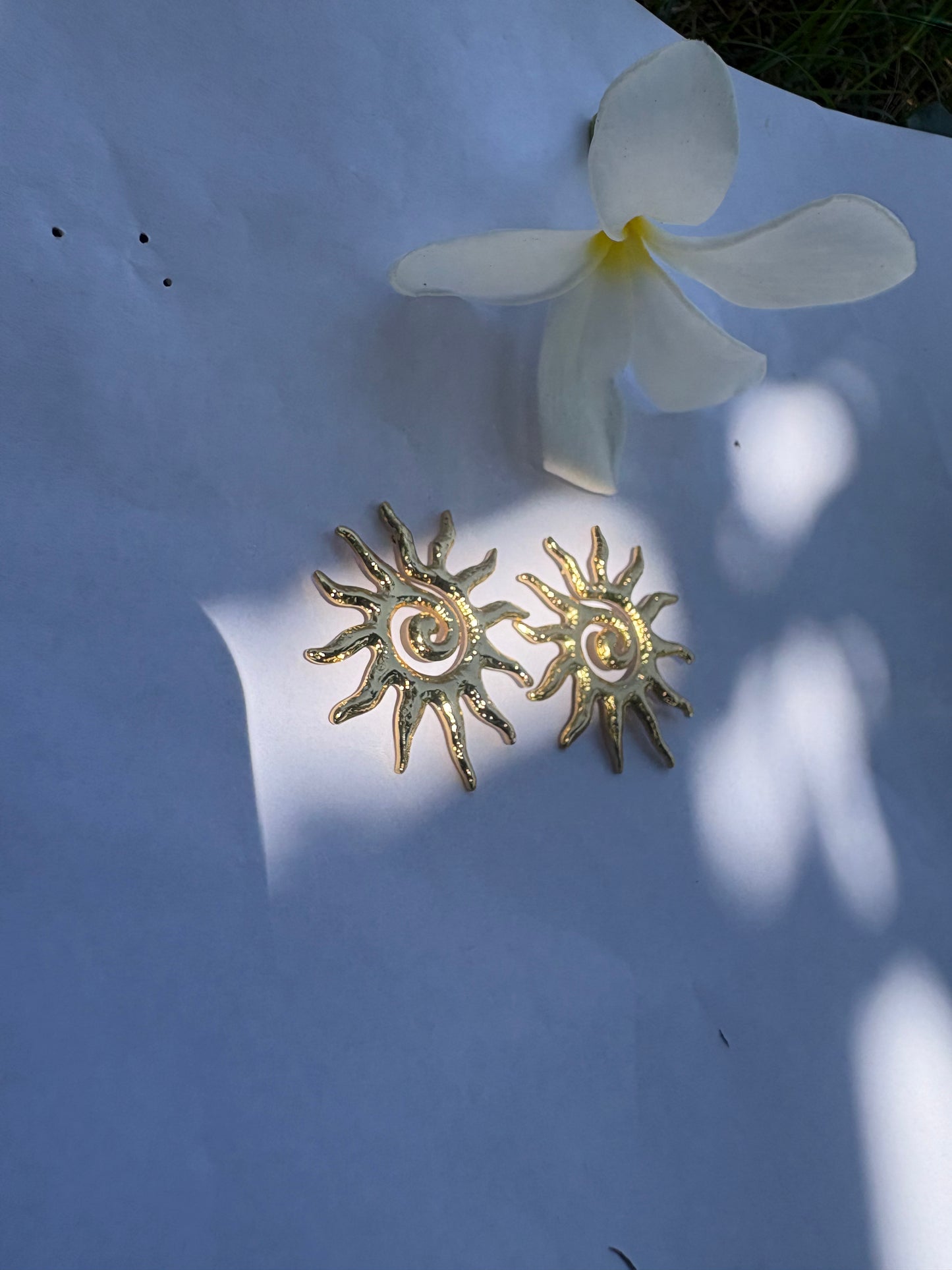 Spiral Sun Earrings
