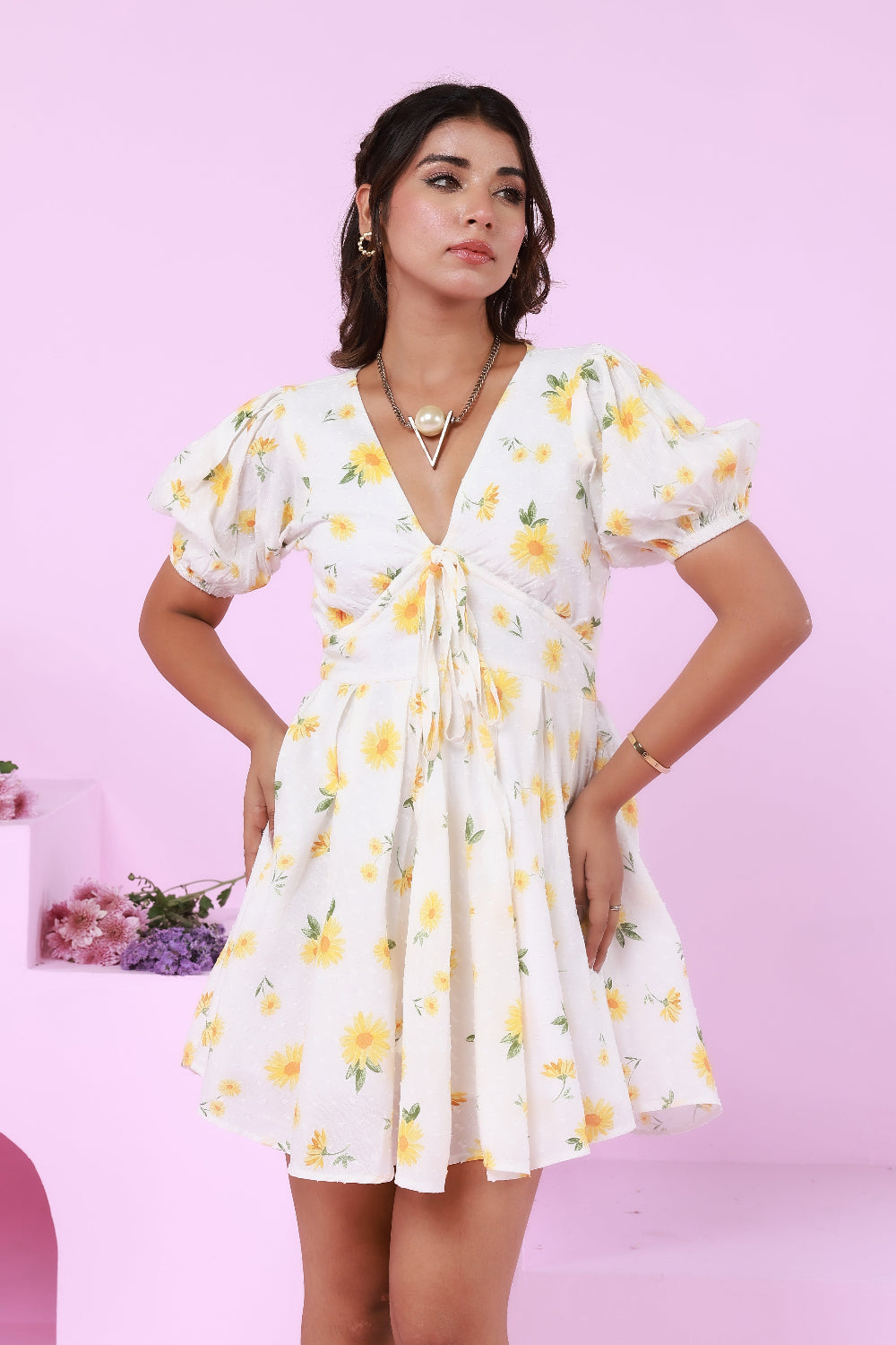 Printed Short Dress