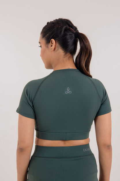 Prithvi Crop Top_Mint Green