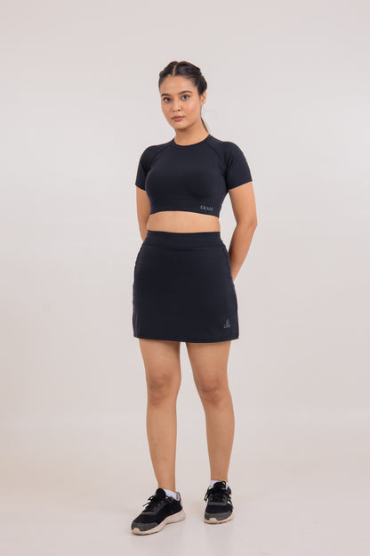 Prithvi Crop Top_Black