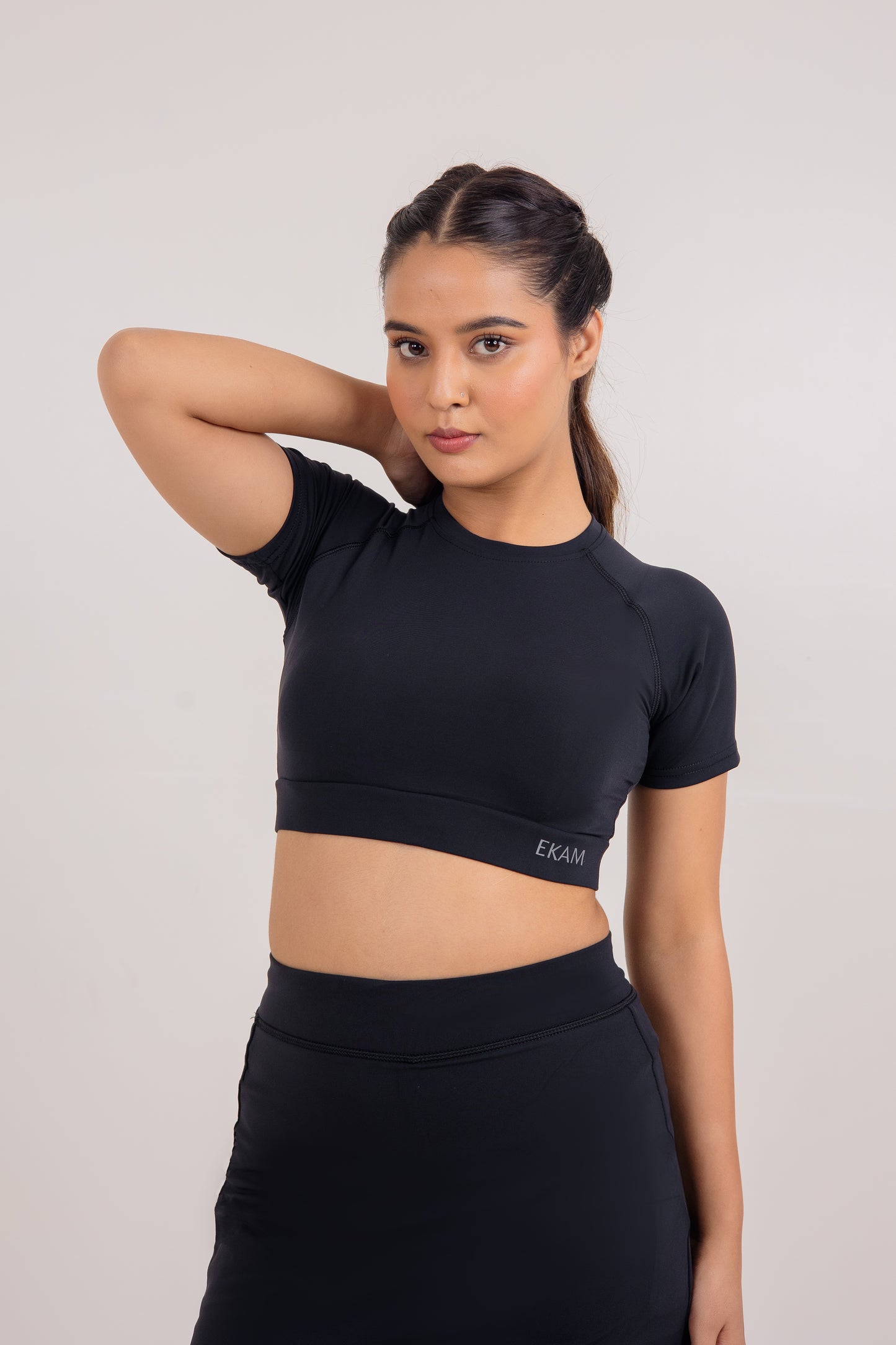 Prithvi Crop Top_Black