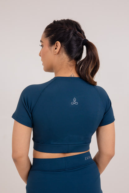 Prithvi Crop Top_Airforce