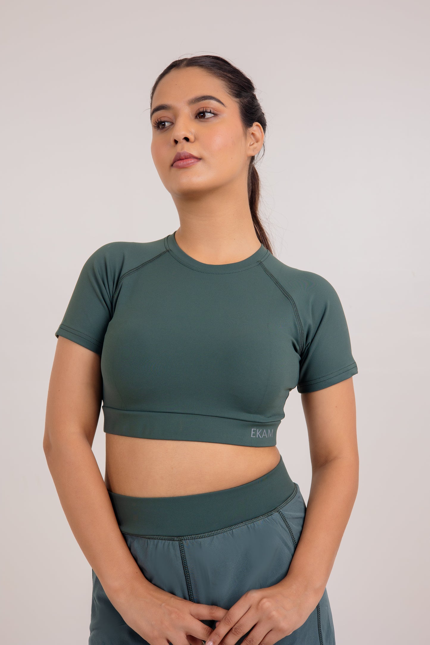 Prithvi Crop Top_Mint Green