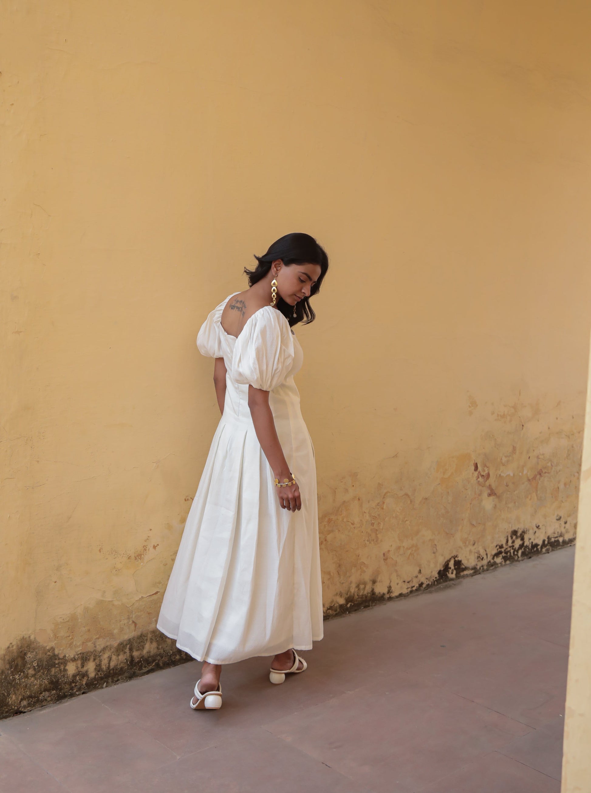 box pleated maxi dress Moonlit Pleated Maxi Dress