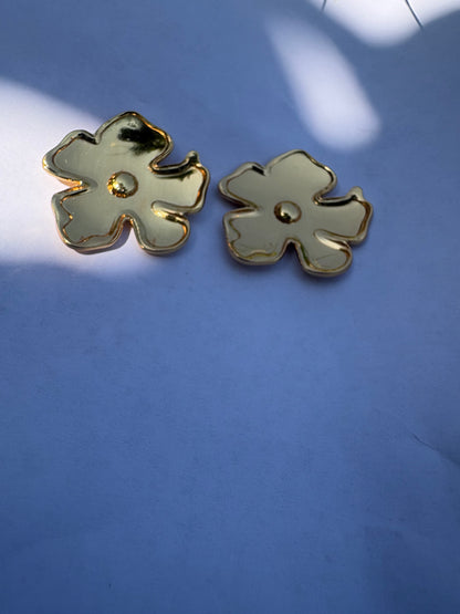 Golden Bloom Stud Earrings
