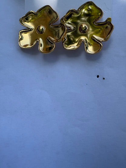 Golden Bloom Stud Earrings