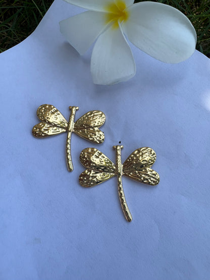 Golden Wings Earrings