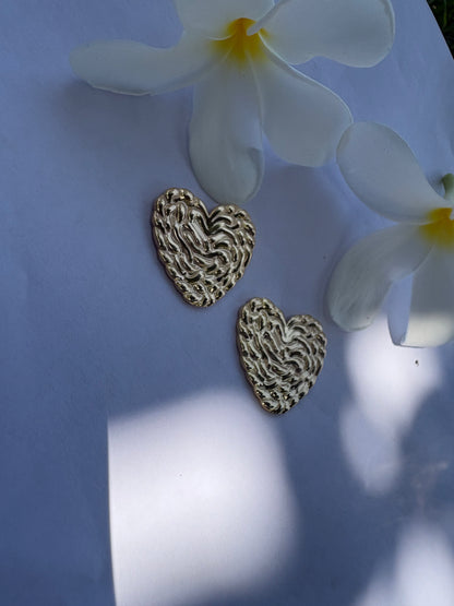 Dual Heart Earring