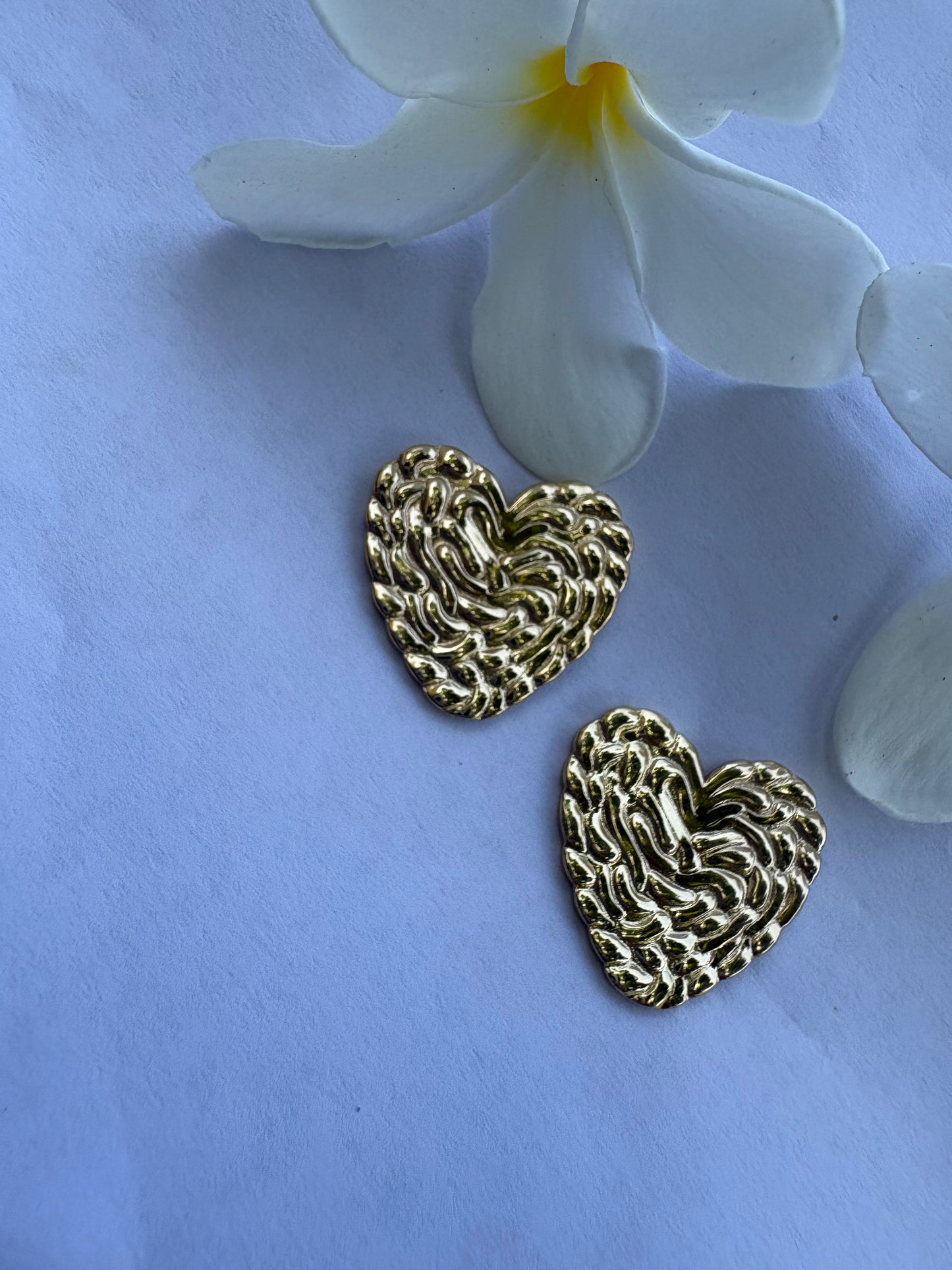 Dual Heart Earring