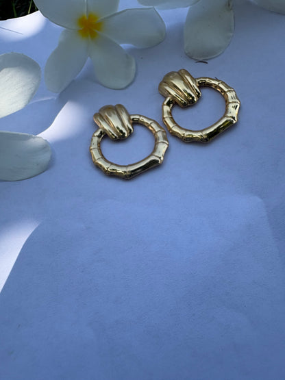 Golden Loop Earrings