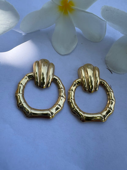 Golden Loop Earrings