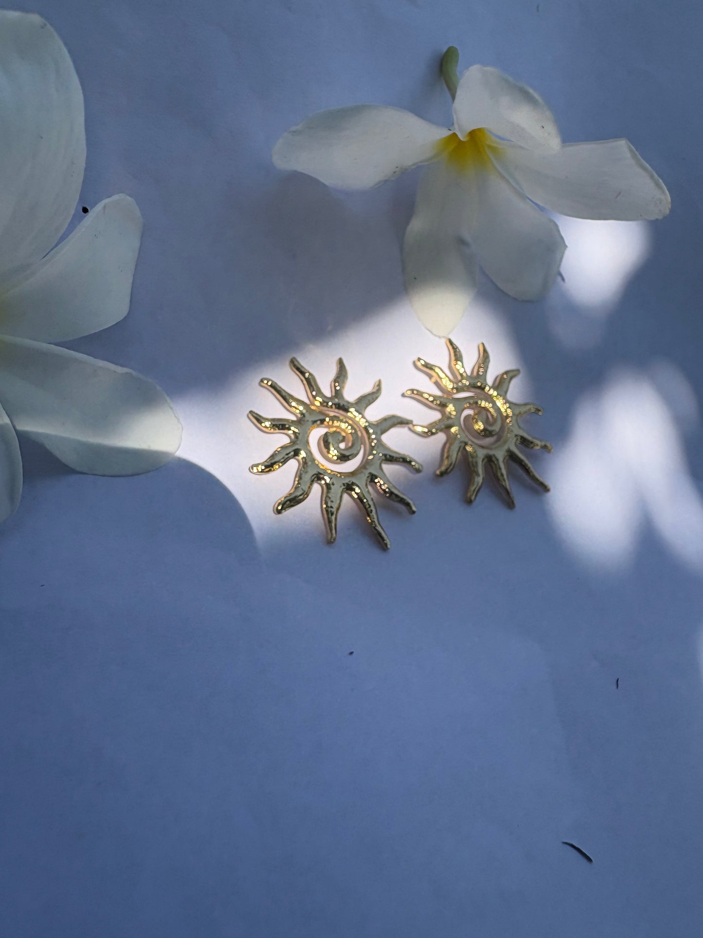 Spiral Sun Earrings