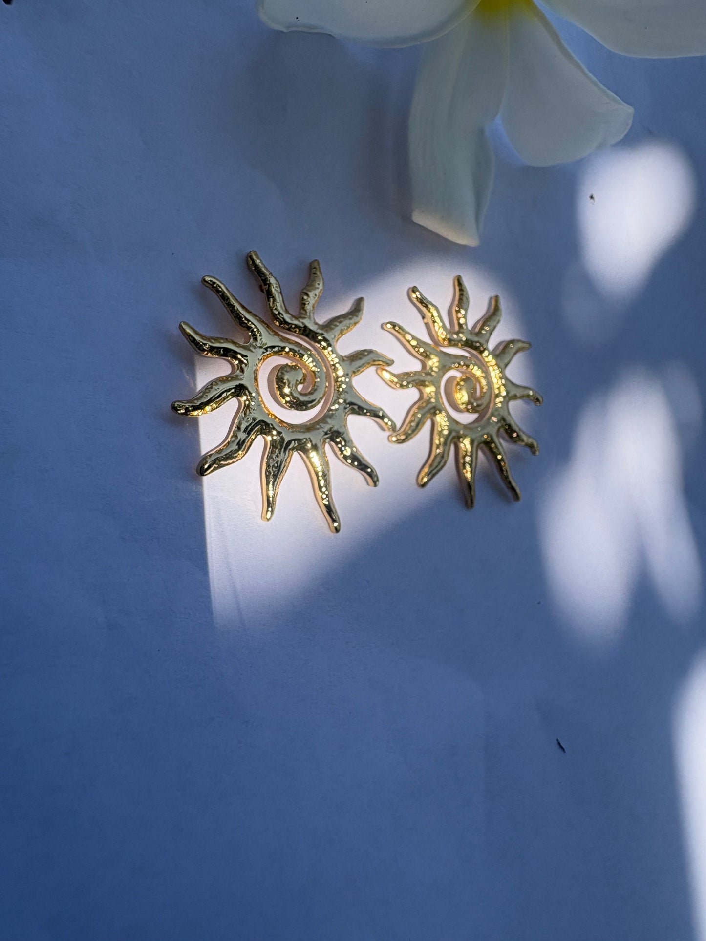 Spiral Sun Earrings