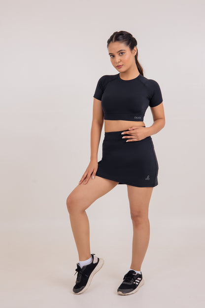 Prithvi Crop Top_Black