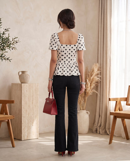 Polka disney top Moonstruck