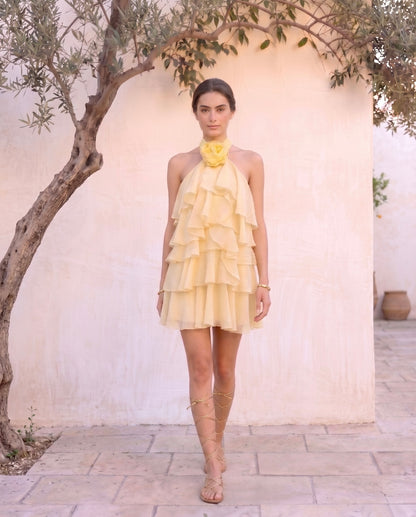 Butter Ruffle Dress