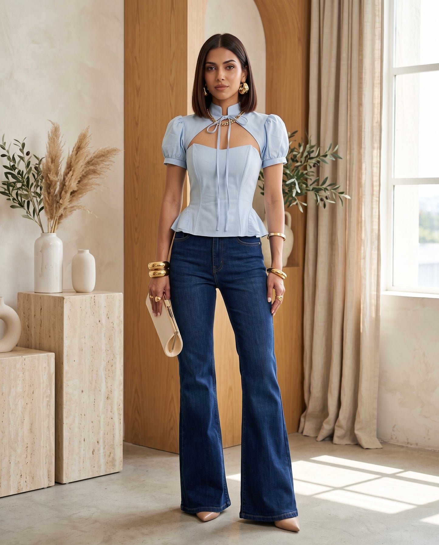 Sabrina Keyhole Top Moonstruck