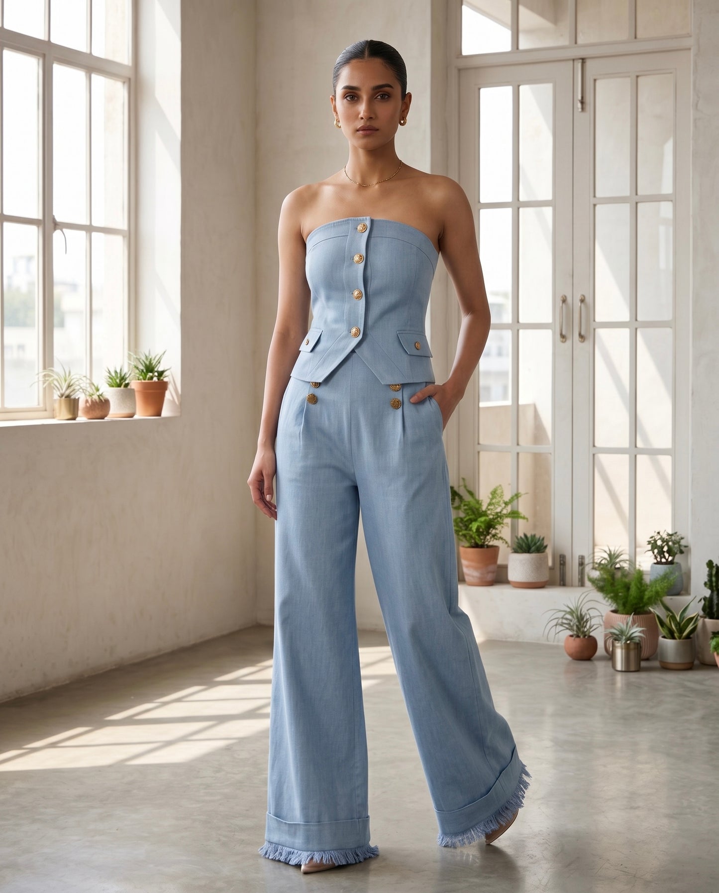 Celeste Blue Co-Ord Set Moonstruck