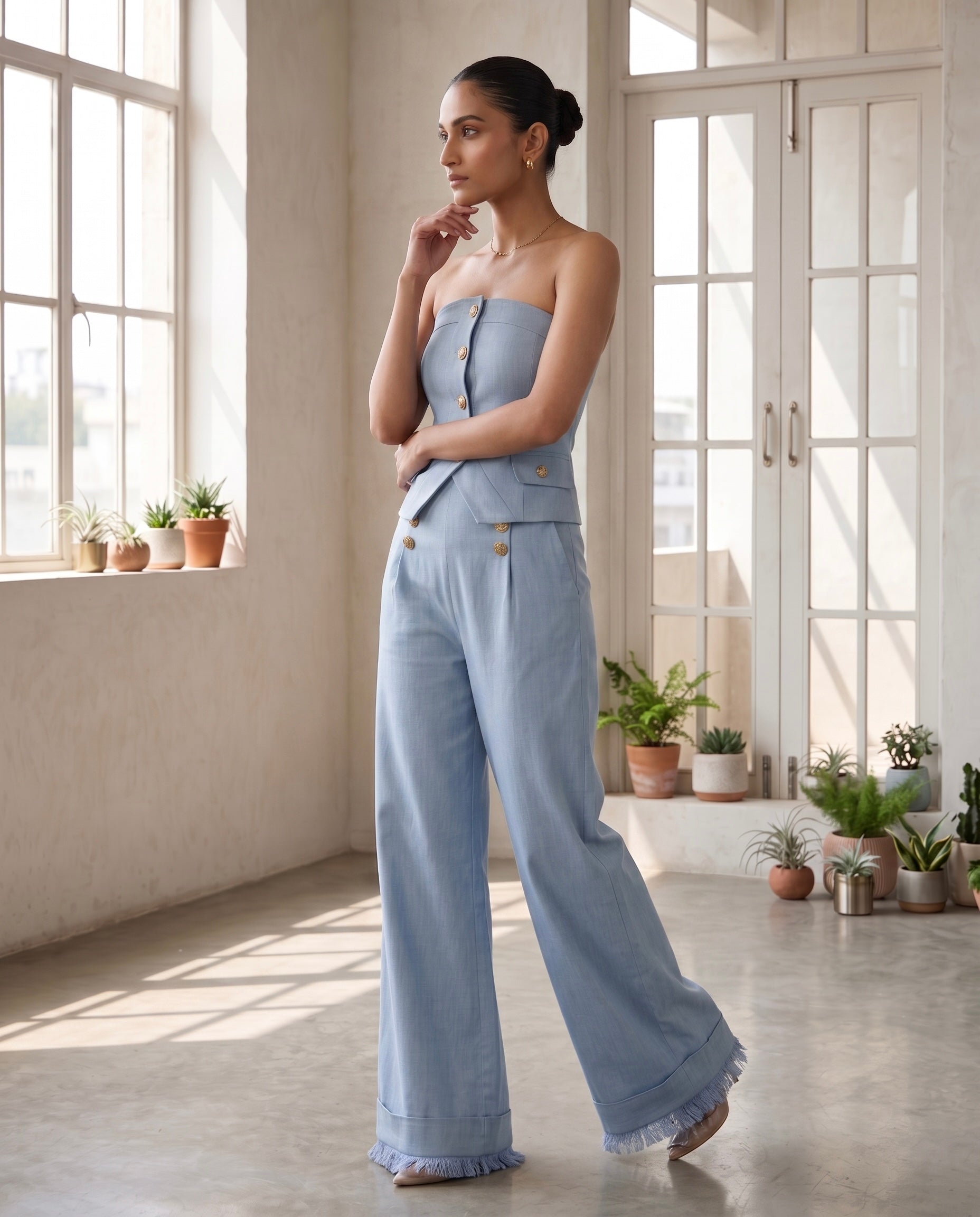 Celeste Blue Co-Ord Set Moonstruck