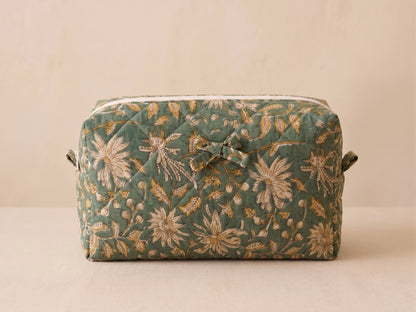 rtisan Floral Quilted Travel Organizer Bag Moonstruck